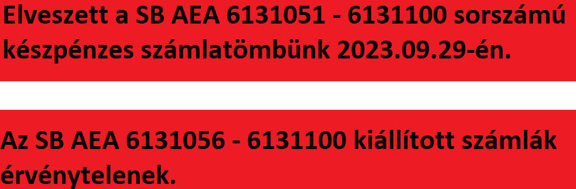 Szerviz / Hibabejelentés 36/512-201, 36/412-856